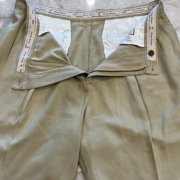 Tommy Bahama 100% Silk Bermuda Shorts |‎ Sage Green | Men’s 36 - Picture 4 of 13